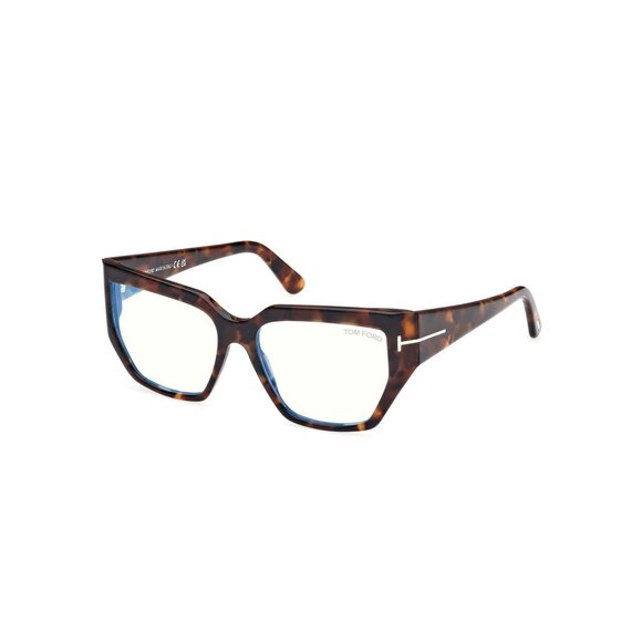 NEW TOM FORD FT5951-B 052  HAVANA WOMEN EYEGLASSES TOM FORD TF5951 052 - Picture 1 of 3